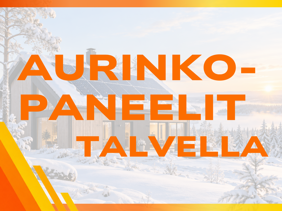 Aurinkopaneelit talvella – tuottavatko ne sähköä p...